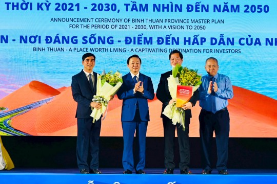 Công bố Quy hoạch tỉnh Bình Thuận thời kỳ 2021-2030, tầm nhìn đến năm 2050