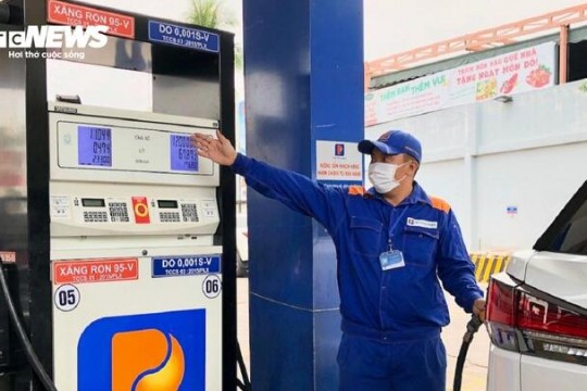 Chiều nay, giá xăng dự báo giảm tiếp hơn 1.000 đồng/lít
