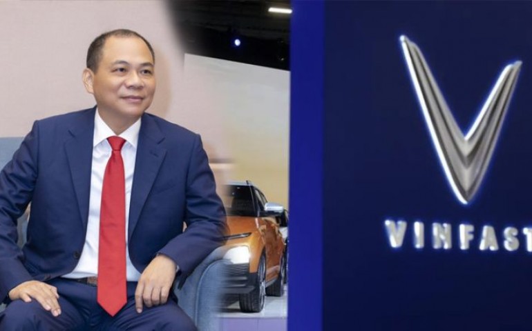Chủ tịch Vingroup Phạm Nhật Vượng lập công ty mua bán, cho thuê ôtô điện