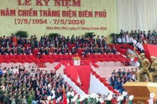 Lễ kỷ niệm, diễu binh, diễu hành 70 năm Chiến thắng Điện Biên Phủ