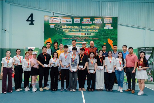 Khép Lại Giải Pickleball Thiện Nguyện “DN Hà Tĩnh & Friends – Tranh Cúp TDH Door